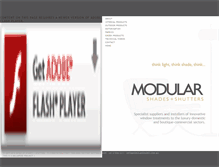 Tablet Screenshot of modularshades.com.au